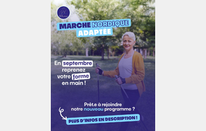 Inscriptions Marche Nordique Adaptée