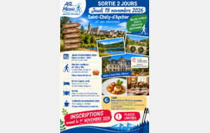 Marche nordique à St Chely d'Apcher et son restaurant d'application